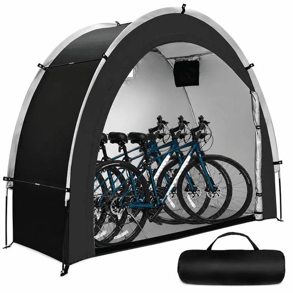 Outdoor Bike Covers Storage Shed Tent,210D Oxford Thick Waterproof Fabric,outdoor aluminum alloy bracket bicycle storage shed, neat tent bicycle cover
