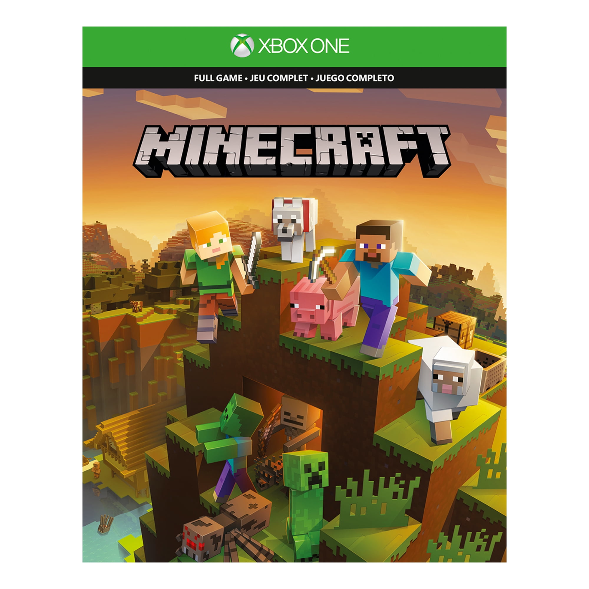 Microsoft Xbox One S 1tb Minecraft Creators Bundle White 234 00655 Walmart Com Walmart Com - roblox xbox error 914