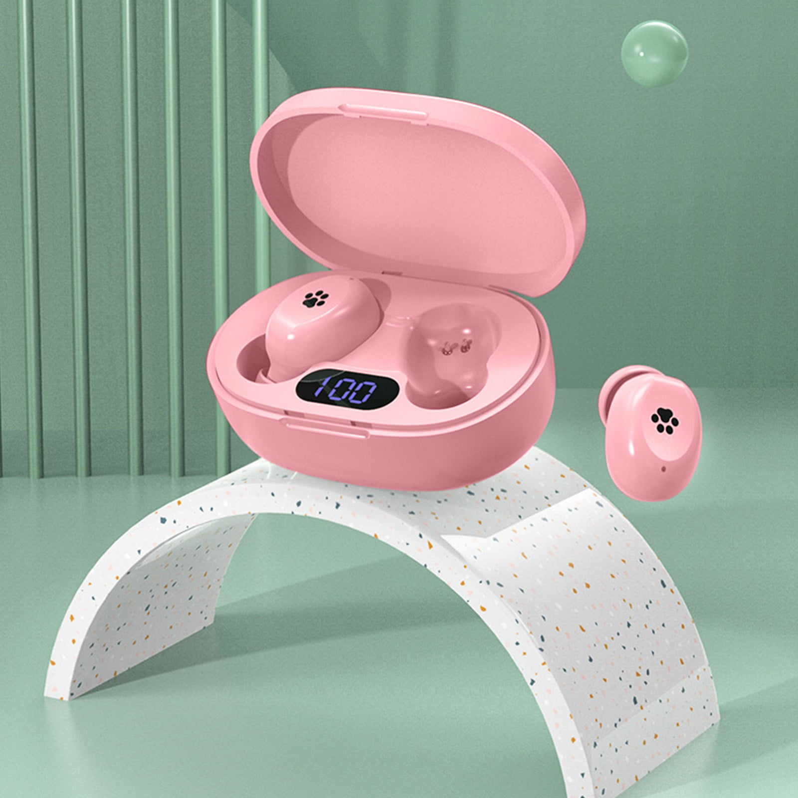 TWS シニュ　トレカ　US アメリカ　限定 target Walmart Tws Cartoon Bluetooth 5.1 Earphones Cute Half In Ear