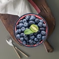 thumbnail image 2 of VIFERR Plate 22mm Round Shape Plate Temperature Resistant Dish Tableware for Home Restaurant Hotel Kitchen(lattice), 2 of 8