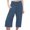 Sky Blue, variant on EDFBUYKRS Female Women Pants Casual Sweatpants Women Long City Women's Imitation and Linen Solid Color Elastic Waist Casual Pants Sports Capri Pants Xl