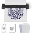 thumbnail image 2 of MUNBYN Tattoo Stencil Printer ITP05, Wireless Thermal Tattoo Printers with 10 Transfer Papers, Compatible with Android and iOS Phone/Tablet & PC, Tattoo Printer for Tattoos Artists &am, 2 of 11