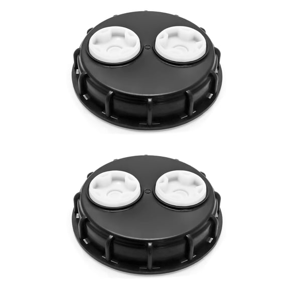Tapa de bolsa IBC QWORK para tanque de agua líquida IBC 6.5, paquete de 2