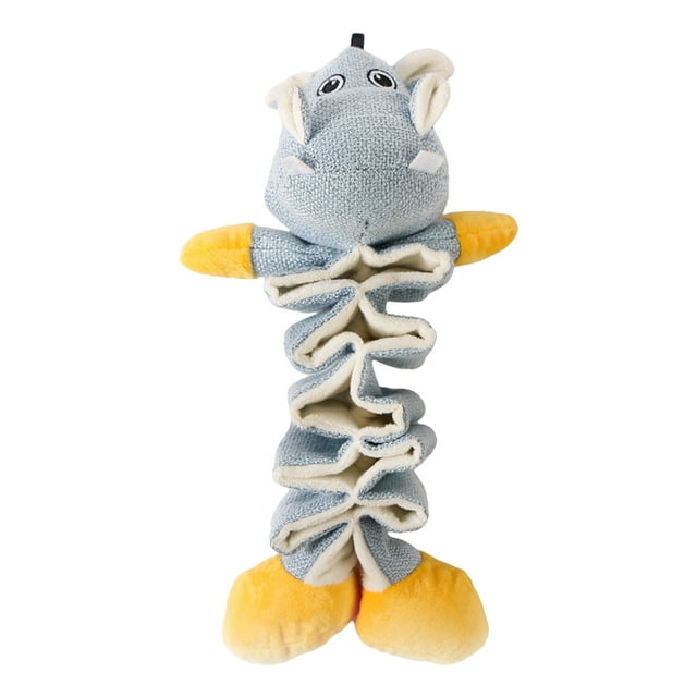 Pet Chew Toy Animal Design Dog Teething Toy Pet Plush Toy Pet Food Dispenser