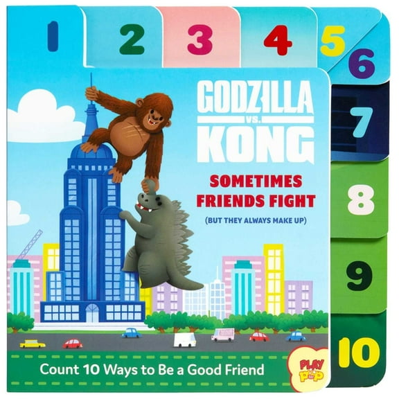 PlayPop : Godzilla vs. Kong, Sometimes Friends Fight (Board Book)
