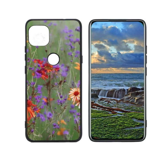 Wildflowers-399 Phone Case, Degined for Moto One 5G Ace Case Men Women, Flexible Silicone Shockproof Case for Moto One 5G Ace