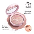 thumbnail image 3 of Multipurpose Contour Bronzer Powder Foundation, Lightweight Buildable Sheer to Light Coverage, Long-lasting, Satin Shimmer Finish Face Powder Makeup & Setting Powder, 3 of 10