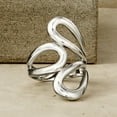 thumbnail image 4 of Ross-Simons Italian Sterling Silver Abstract Floral Ring, Women's, Adult, 4 of 6