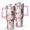 French Bulldog Dog-1, variant on OBREWU German Shepherd and Flowers Tumbler with Handle and Lid,German Shepherd and Flowers 40oz Double Wall Vacuum Insulated Tumbler,Cups Gift for Women and Men
