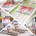 thumbnail image 6 of Red Gradient Throw Pillow Covers, Abstract Polka Dots Vintage Modern Art Soft Breathable Pillow Cases with Invisible Zipper for Sleeping, Toddler Pillowcases for Couch Bed Sofa Chair 12x20 Inches, 6 of 9