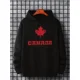 thumbnail image 3 of Sudadera con capucha para hombre, sudadera con capucha con estampado de hoja de arce de Canadá, sudadera informal con capucha para hombre con bolsillo tipo canguro para primavera y otoño, 3 of 5