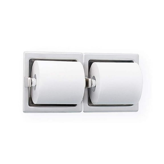 Bradley 5124-000000 - Recessed Dual Roll Toilet Paper Dispenser
