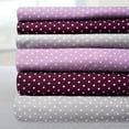 thumbnail image 3 of bed bath n more Incredibly Soft 4-Piece Pin Dot Bed Sheet Set Grey Queen, 3 of 5