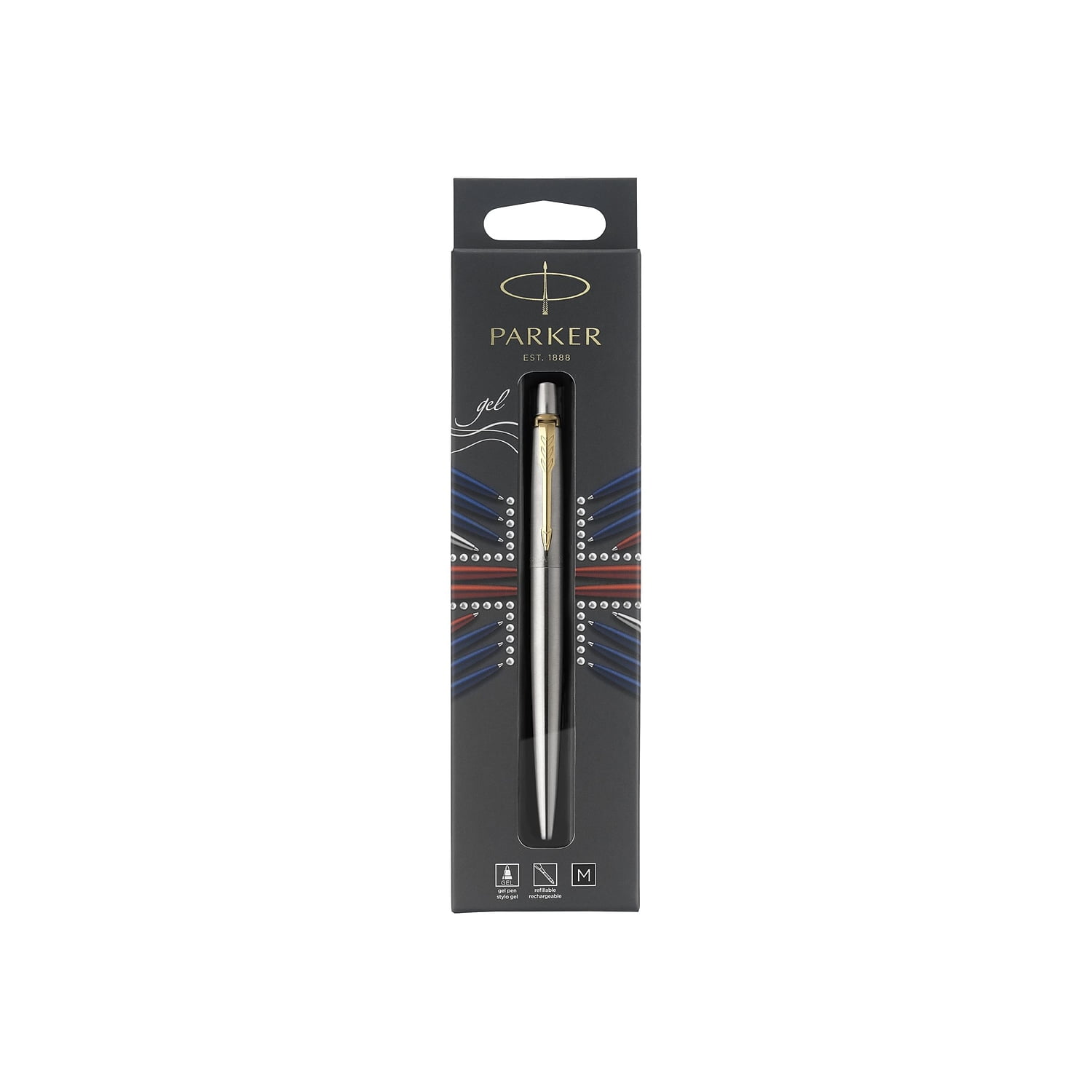 Parker Jotter Rollerball Pen Medium Point Black Ink (2020672)