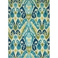 thumbnail image 1 of Couristan 22630702026086U 2 ft. 6 in. x 8 ft. 6 in. Covington Delfina Rug - Azure & Lemon, 1 of 1