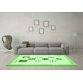 thumbnail image 3 of Ahgly Company Indoor Rectangle Solid Green Modern Area Rugs, 8' x 10', 3 of 4