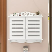 InsCrazy Floating Shelf CabinetWall Mount Box Blinds Decoration Floating Shelves Wall for Office, Living Room, Kitchen, Bathroom, Dorm