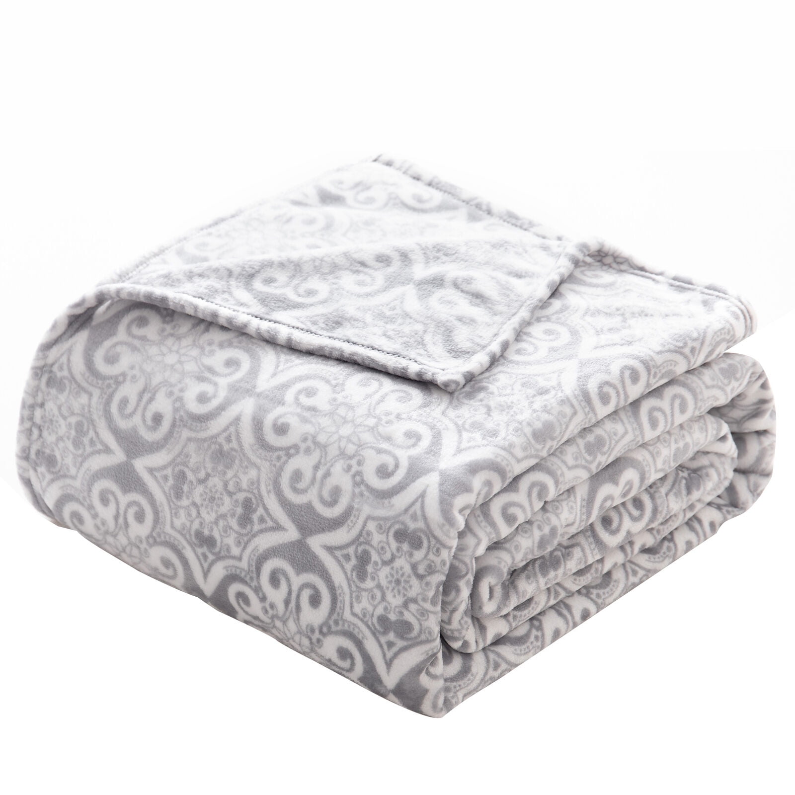 Chezmoi Collection 280GSM Microfiber Flannel Fleece Blanket Reversible Cozy Soft 