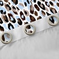 thumbnail image 5 of Feelyou Blue Cheetah Print Blackout Curtains Set of 2 (52x84 Each), Leopard Fashion Window Curtains, Modern Geometric Curtains and Drapes, Living Room Curtains Decor, 5 of 6