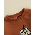 thumbnail image 5 of Inevnen Baby Boys Girl My First Halloween One Piece Bodysuit Baby Halloween Pumpkin Print Clothes, 5 of 8