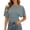 A-Dark Gray160, variant on Womens Blouse Boat Neck Dolman Short Sleeve Knit Top Side Ruched Slim Lightweight Comfort Casual Elegant Office Top