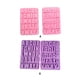 thumbnail image 4 of Cateissary 2 pack/lote molde de pastel fácil de limpiar amplia aplicación molde de silicona suave y elástico alfabeto Herramientas y accesorios para hornear Rosa, 4 of 6
