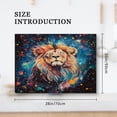 thumbnail image 2 of Silicone Stove Mat for Glass Top Stove, Gorgeous Stellar - Maned Lion Electric Stove Cover Mat, 28 x 20 Inch Heat - Resistant Gas Gtove Burner Covers Glass Stove Top Protector, 2 of 4