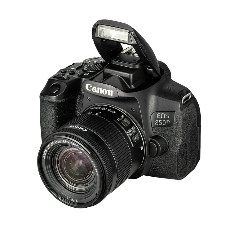 Canon EOS 850D/Rebel T8i, 18-55mm Lens Bundle: Filter Set, Bag