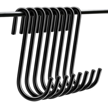 Hanging Pot Racks For Kitchen Ceiling Wall-Mounted Pan Hanger 3-DIY Cookware Organizer Multi-Purpose Holder With Chains and Hooks (S-hook)