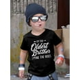 thumbnail image 1 of I'm The Oldest Brother I Make The Rules" Boys' Casual Short-Sleeve T-Shirt, Summer Youngsters' Tee, Soft Cotton, Round Neck, Regular Fit, Tween Boy Clothes, 1 of 6
