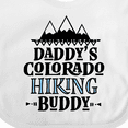 thumbnail image 4 of Inktastic Colorado Daddy Hiking Buddy Boys or Girls Baby Bib, 4 of 4