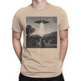 thumbnail image 2 of Alien Cat in Desert Encounter Men's T-shirt, 2 of 3