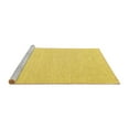 thumbnail image 2 of Ahgly Company Machine Washable Indoor Rectangle Solid Yellow Modern Area Rugs, 2' x 4', 2 of 4