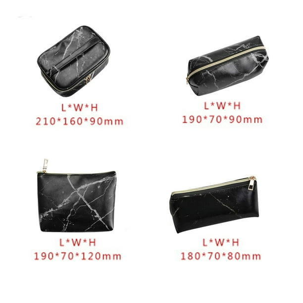 4 Piece Cosmetic Bag Makeup Bag for Travel Portable Makeup Bag