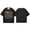 Z-29-Black, variant on Hwmodou Girls Kids 100 Days Of School Print Crewneck Loose Short Sleeve Spring T-Shirts Soft Trendy,3-13Y