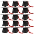 thumbnail image 1 of Here's a refined and engaging product description for your **50pcs Graduation Cap Candy Packaging Box With Tassel**:\n\n \n\n🎓 **Elegant Graduation Cap, 1 of 5
