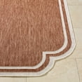 thumbnail image 4 of Hauteloom Arnola Living Room, Bedroom Patio Outdoor Area Rug - Traditional - Burnt Orange, Cream - 2'4" x 3'9", 4 of 6