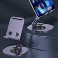 thumbnail image 3 of Sidaley Soporte de escritorio giratorio de metal para transmisión en vivo relajada. Soporte para teléfono móvil con amplio rango de Electrónica Púrpura, 3 of 6