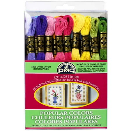 UPC: 0077540919291 | DMC® Popular Colors Embroidery Floss Pack