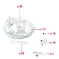 thumbnail image 2 of JHGoosa Garden Irrigation System Distribution Pipe Watering Drip Kit Water Saving Automatic Irrigation Equipment Set For Garden Greenhouse Flower Beds Patio Lawn, 2 of 2
