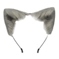 thumbnail image 2 of YAOBAMM Accessoires de Robe Couvre-Chef Fait Main Simulation Oreilles de Renard Bandeau Mobile en Peluche, 2 of 7