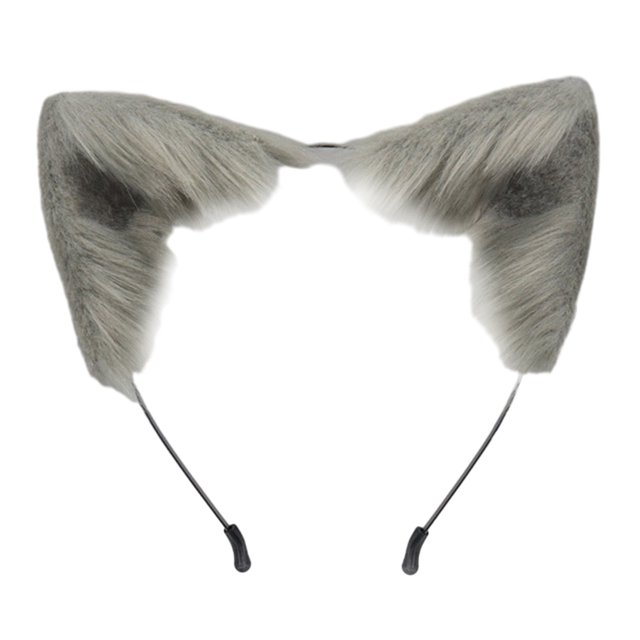 CSChome Hair Hoop Handmade Simulation Fox Ears Hair Band Movable Ears Hair Hoop Plush Ear Headband Headdress Props