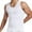 White, variant on Bcfgryg Men's Slim Fit Zippered Vest Shirt Slim Fit Abdominal Shapewear Worn Inside Men's Sleeveless Jacket Vest