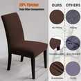 thumbnail image 4 of 4Pcs Dining Chair Covers Stretch Chair Covers Chair Slipcover Chair Covers For Dining Room Home Restaurant -Style3;, 4 of 5