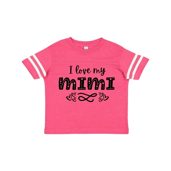 Inktastic I Love My Mimi with Hearts Boys or Girls Toddler T-Shirt
