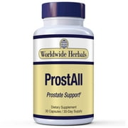 ProstAll Men’s Prostate Supplement Supports Prostate & Urinary Health, Reduces bathroom trips and promotes sleep. Reduce frequent urges. Better bladder emptying. 30 Day Supply