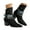 Black, variant on Women's Heeled Ankle Boots Pointed Toe Western Riding Booties Cowboy Cowgirl Buckle Short Boot