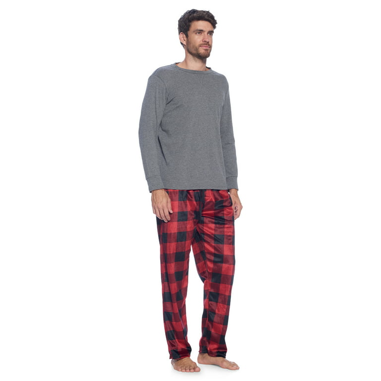 Pikachu Winter Plaid Jersey Long-Sleeve T-Shirt & Flannel Jogger Pants  Pajama Set - Youth