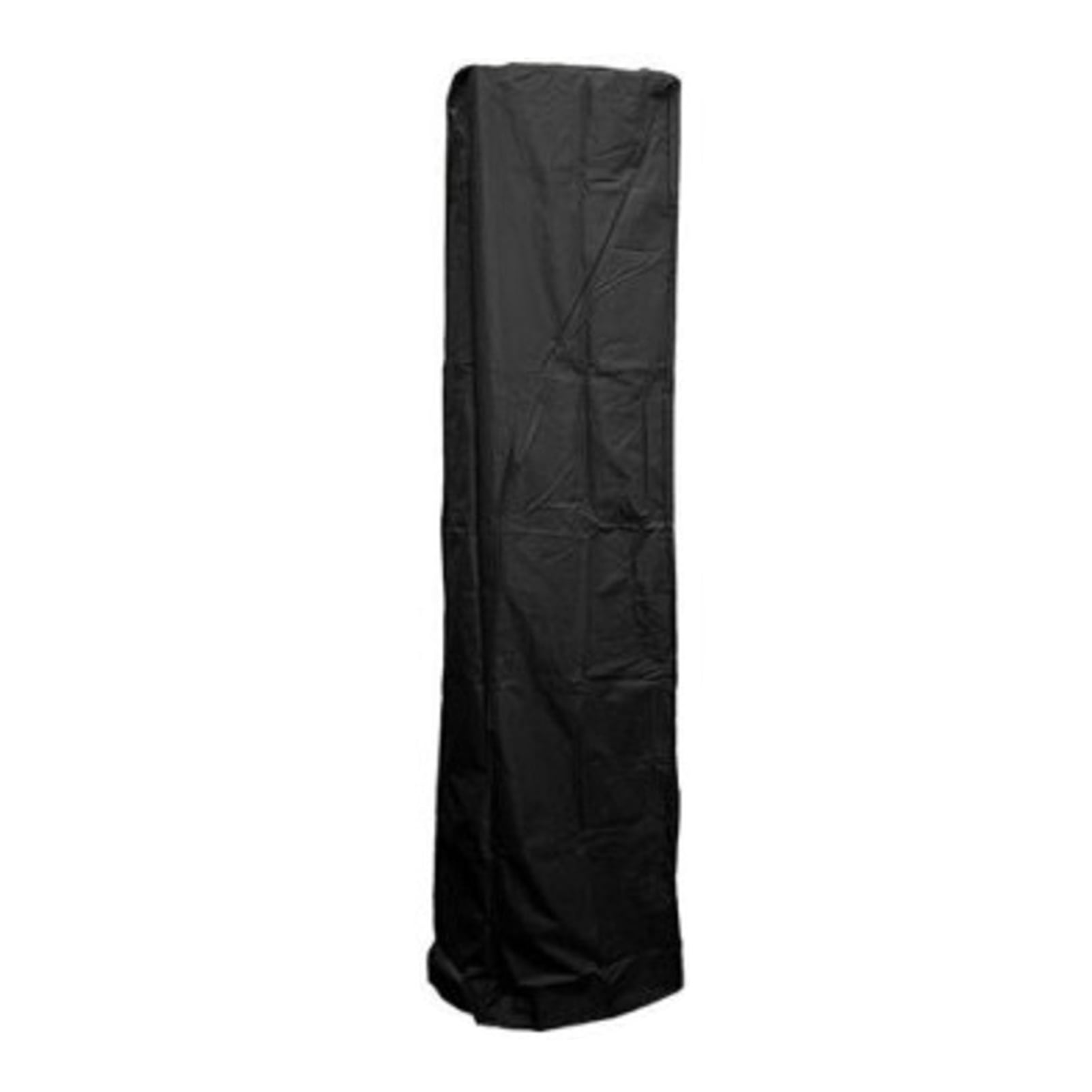 B Blesiya 87-95H Waterproof Garden Patio Heater Cover Heavy Duty Breathable Stand Up Patio Heater Cover 228x106x70cm Black 