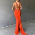 thumbnail image 6 of Kilaqueen Wedding Guest Dresses for Women One Shoulder Sleeveless Corset Pleated Backless Maxi Dress for Elegant Party Cocktail, 6 of 7